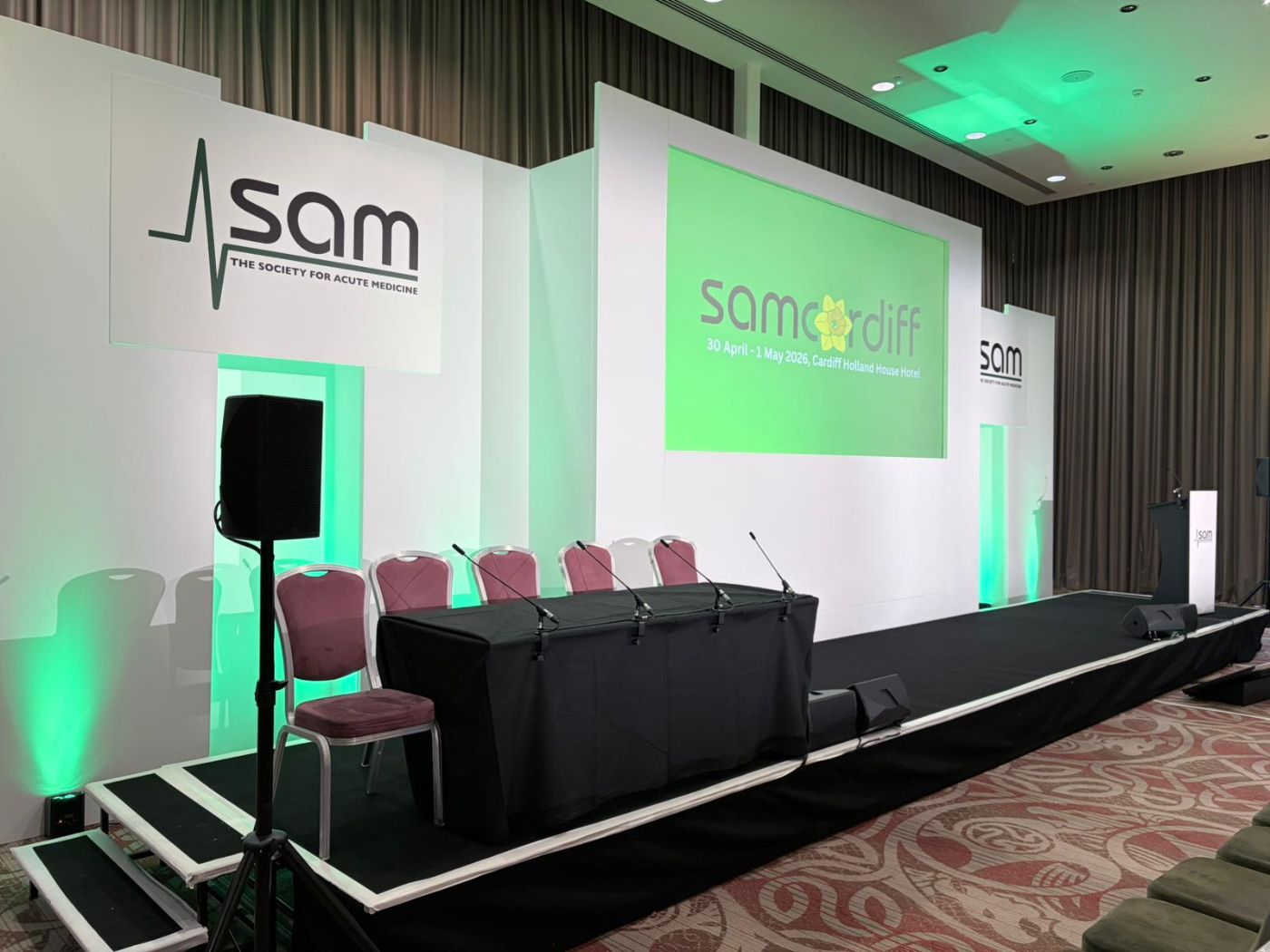 One of the society of acute medicine event stages