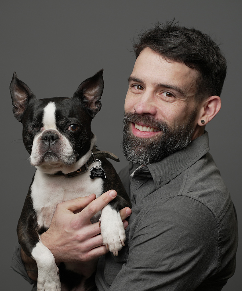 Aaron Kerrigan (and his dog!), CPG